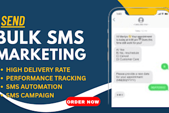 send bulk SMS marketing, SMS campaigns and text message blasts