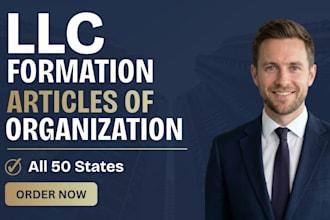 form your US llc, prepare and file llc articles of organization in any US state