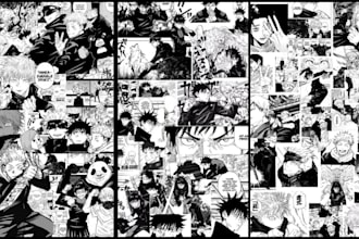 draw anime manga artist manga comic page action comic book illustration nsfw