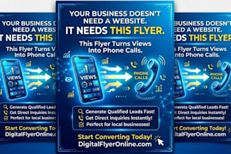 create a custom digital flyer for your business
