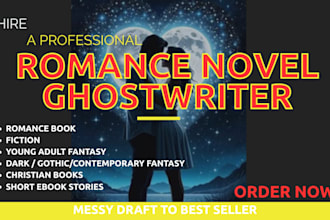 romance fiction ghostwriter ya fantasy romantasy ebook stories as a ghostwriter