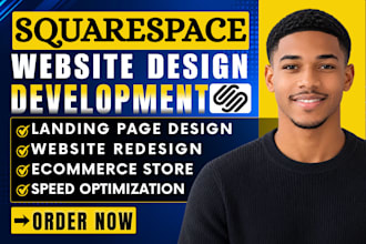 build squarespace website, design redesign squarespace blog website development