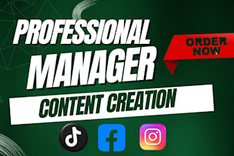social media manager instagram content creator social media marketing manager