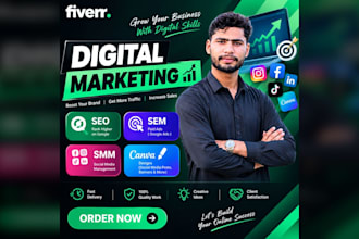 be your digital marketing manager for seo, smm,and sem