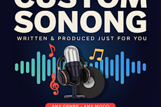 write custom song lyrics and produce a matching instrumental