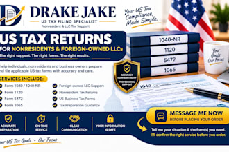 prepare form 1040nr nonresident US tax return and filing