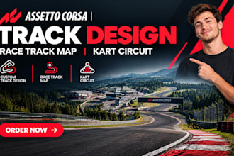 do assetto corsa track design, race track assetto corsa map and kart circuit