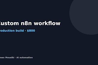 build a production n8n ai automation workflow with error handling