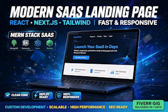 develop modern mern stack nextjs website with admin panel