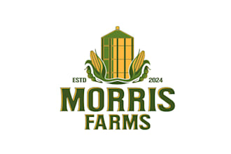 design a traditional agriculture logo for a family farm