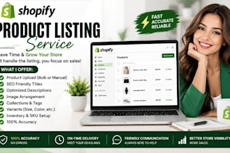 do shopify bulk product upload, csv import product data entry and seo listing
