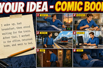 create a personalized comic from your story