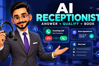 build an ai voice agent for appointment booking and ai receptionist