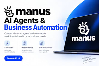 build ai agents and business automation with manus ai