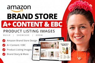 build amazon brand storefront a plus content ebc amazon product listing tiktok