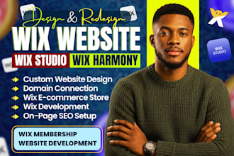 redesign wix website design wix redesign build wix membership website redesign