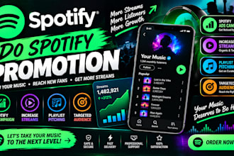 do spotify promotion, spotify ads campaign, spotify stream, playlist pitching