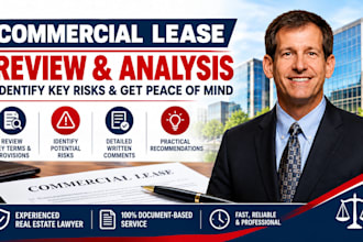 review your commercial lease agreement and identity key risks