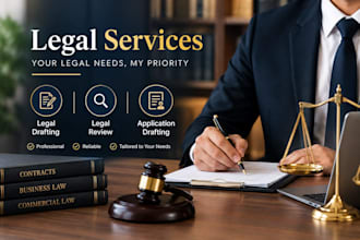 be online lawyer for all legal services, advice, drafting and legal documents