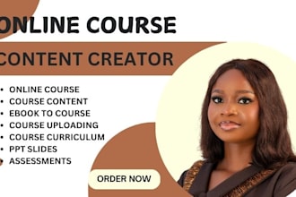 create online course creation online course content online course curriculum