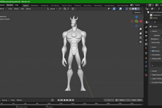 do modeling and texturing for animation, games videos