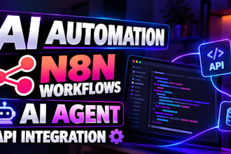 build n8n automations, n8n workflows, ai automations on n8n
