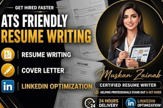 design a professional resume and CV template in canva