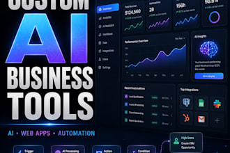 build a custom ai tool, web app, or business automation