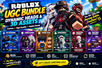 make roblox ugc bundle, dynamic heads and 3d assets