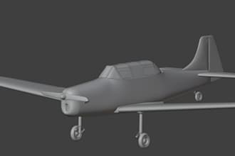make a 3d model of an aircraft, helicopter, plane for game or 3d print