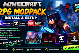 create fix minecraft rpg modpack install horror forge plugin setup bukkit server
