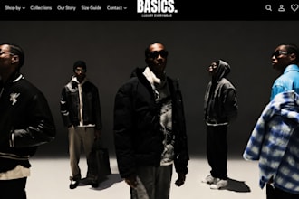 design clothing website clothing store shopify website shopify store
