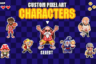 create custom pixel art characters for your game