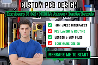 design custom pcb boards for raspberry pi cm and nvidia jetson