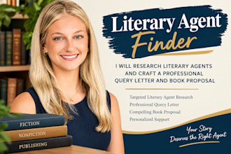 research literary agents and craft a professional query letter