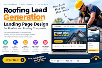 roofing lead generation landing page design for roofers and roofing companies