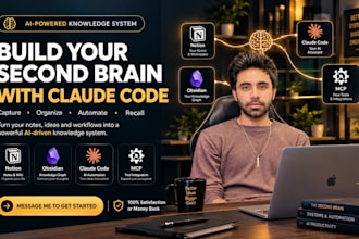 build your notion or obsidian second brain with claude code