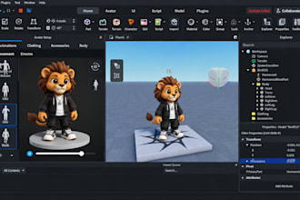 create a rigged roblox dynamic head with facial animation support