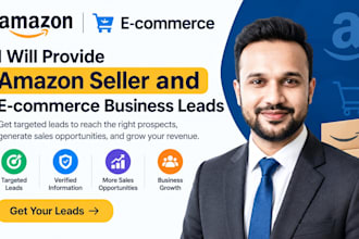 provide targeted amazon seller leads and ecommerce business leads