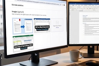 do accurate date entry, typing and PDF to word conversion