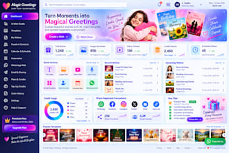 design a clean landing page or website layout