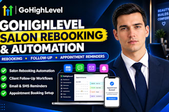 setup gohighlevel saloon rebooking ghl follow up and appointment reminders