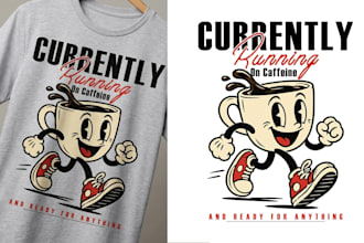 design retro vintage typography t shirt