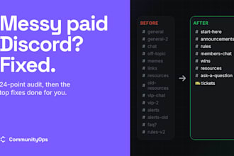 setup or fix your paid discord server with whop roles and onboarding