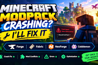 fix minecraft modpack crashes, forge fabric neoforge and cobblemon