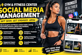 do social media marketing for local gyms and fitness centers