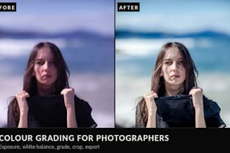 color grade and retouch your photos