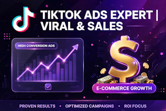 setup and manage profitable tiktok ads campaign to boost sales