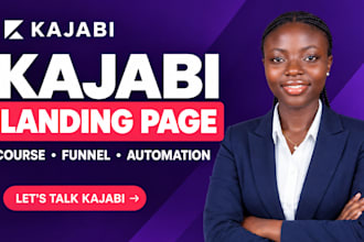 design your kajabi website, online course, and sales funnel