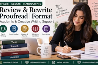 review rewrite essay proofreading formatting fiction nonfiction manuscripts